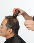 Application of Kamitek Hair Fibers