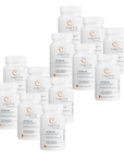 Bundle of 12 bottles of Vitalia hair supplements by Capilia Trichology