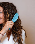 The Flex Brush Petite in blue perfect for curly or wavy hair