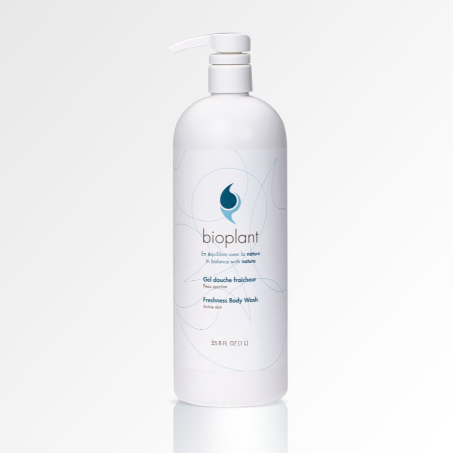 Bioplant Freshness Body Wash for active and sporty skin made with natural ingredients 1L