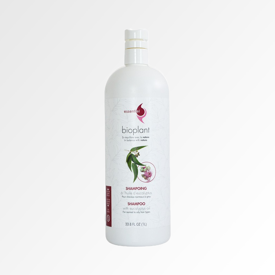 Bioplant shampoo with eucalyptus oil for normal to oily hair type made with natural ingredients