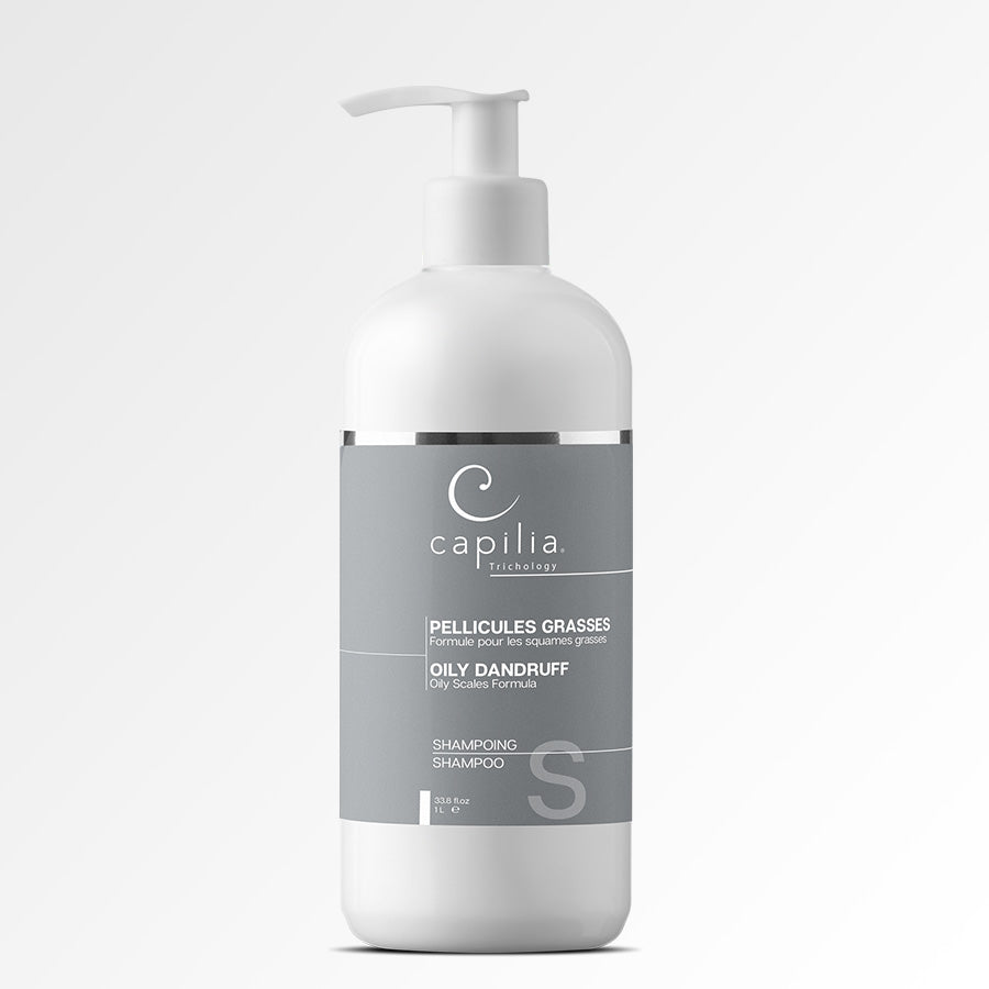 Capilia Trichology Oily dandruff shampoo with natural ingredients 1Liter