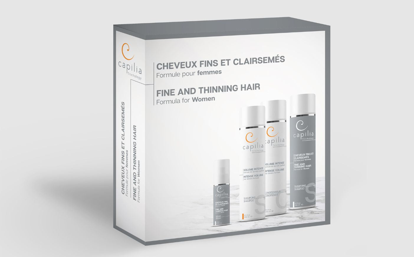 Capilia Trichology Fine and Thinning hair kit for women 