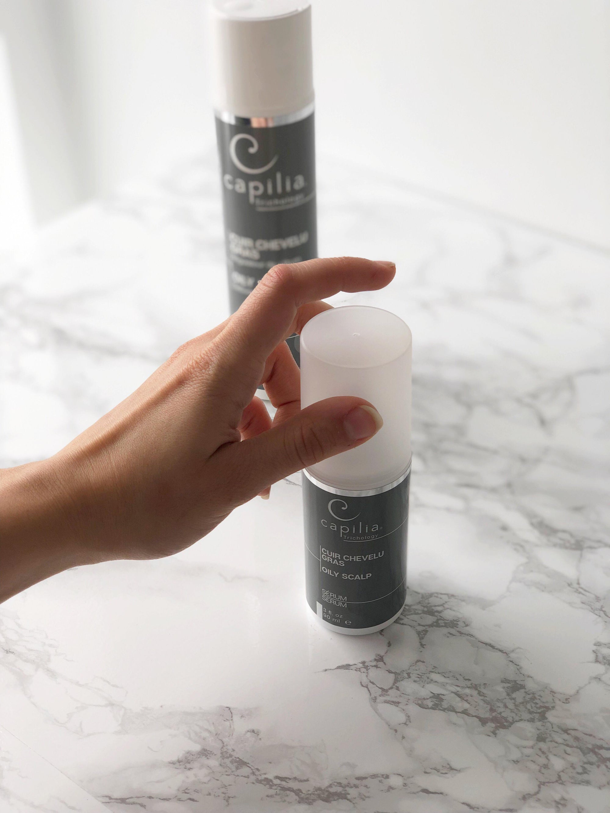 Capilia Trichology hair serum with active ingredients for hair loss