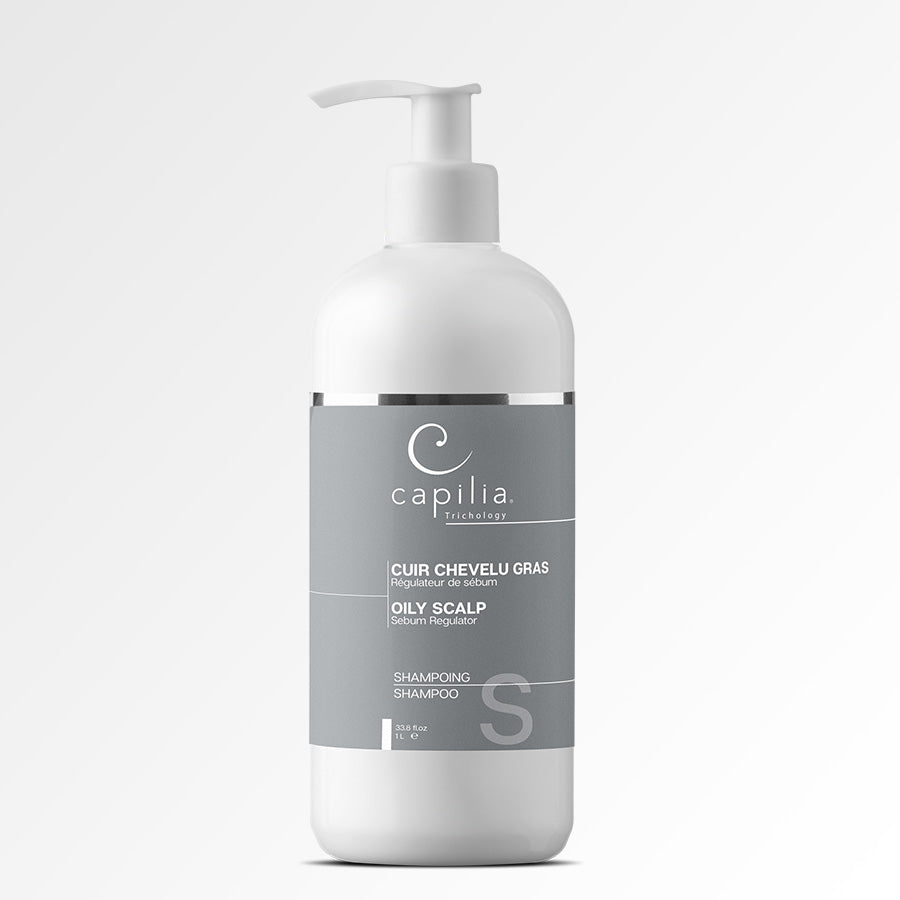 Capilia Trichology Oily scalp shampoo with natural ingredients 1Liter