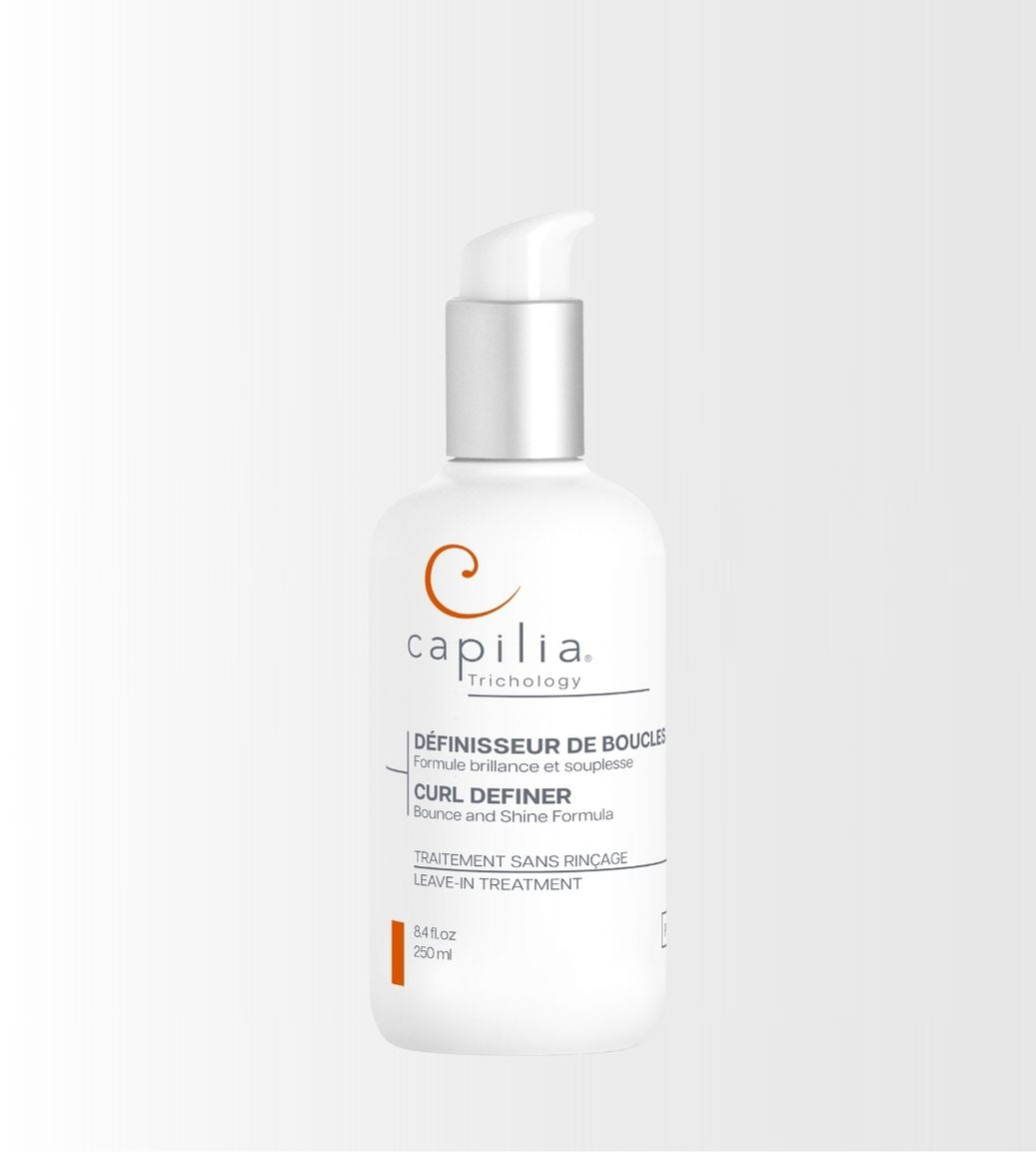 capilia trichology leave-in conditioner for curly hair buonce and shine formula