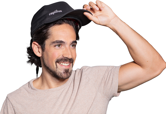 Capillus laser therapy treatment for hair loss in men