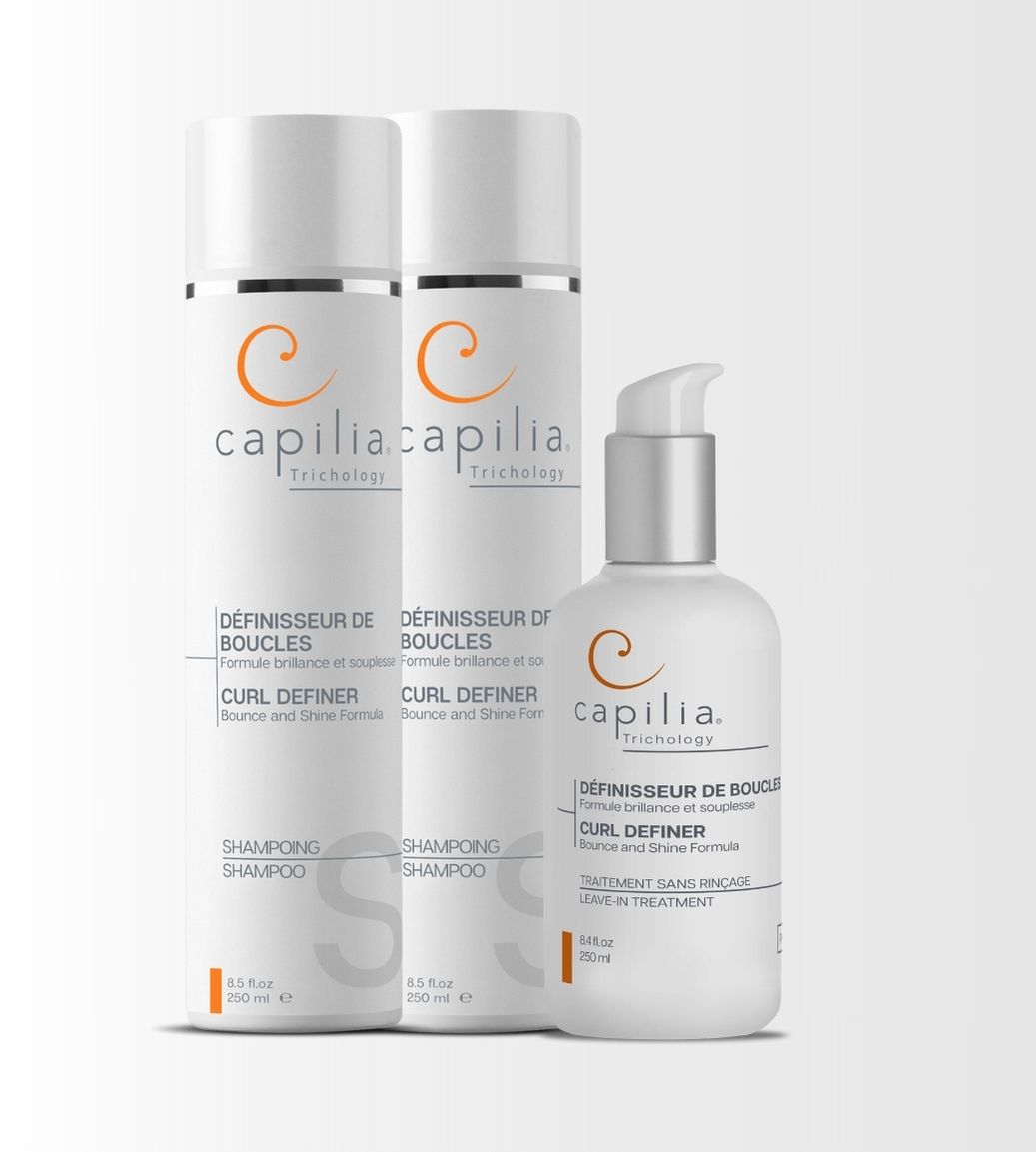 Capilia Trichology hair routine for curly hair 