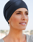 Headwear for scalp during chemotherapy Style 910 dark blue