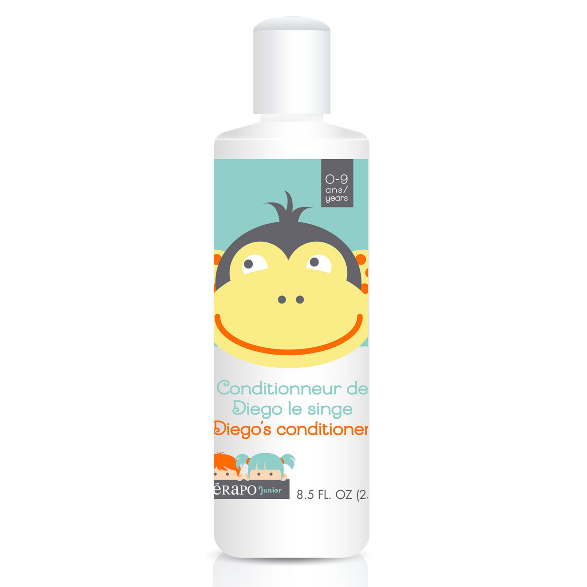 Diego's conditioner by Terapo Junior for kids made with natural ingredients