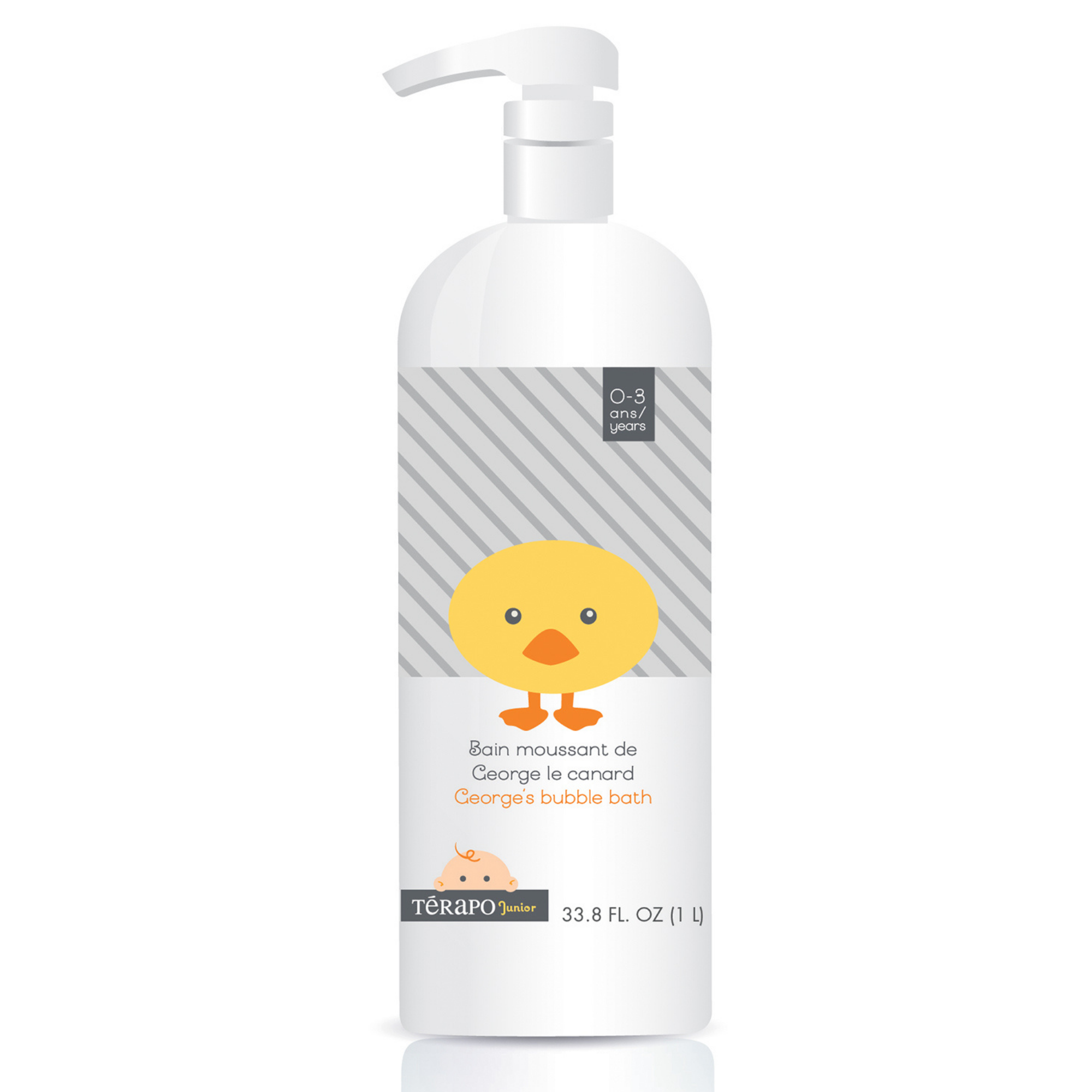 George's bubble bath by Terapo Junior for kids 1L made with natural ingredients