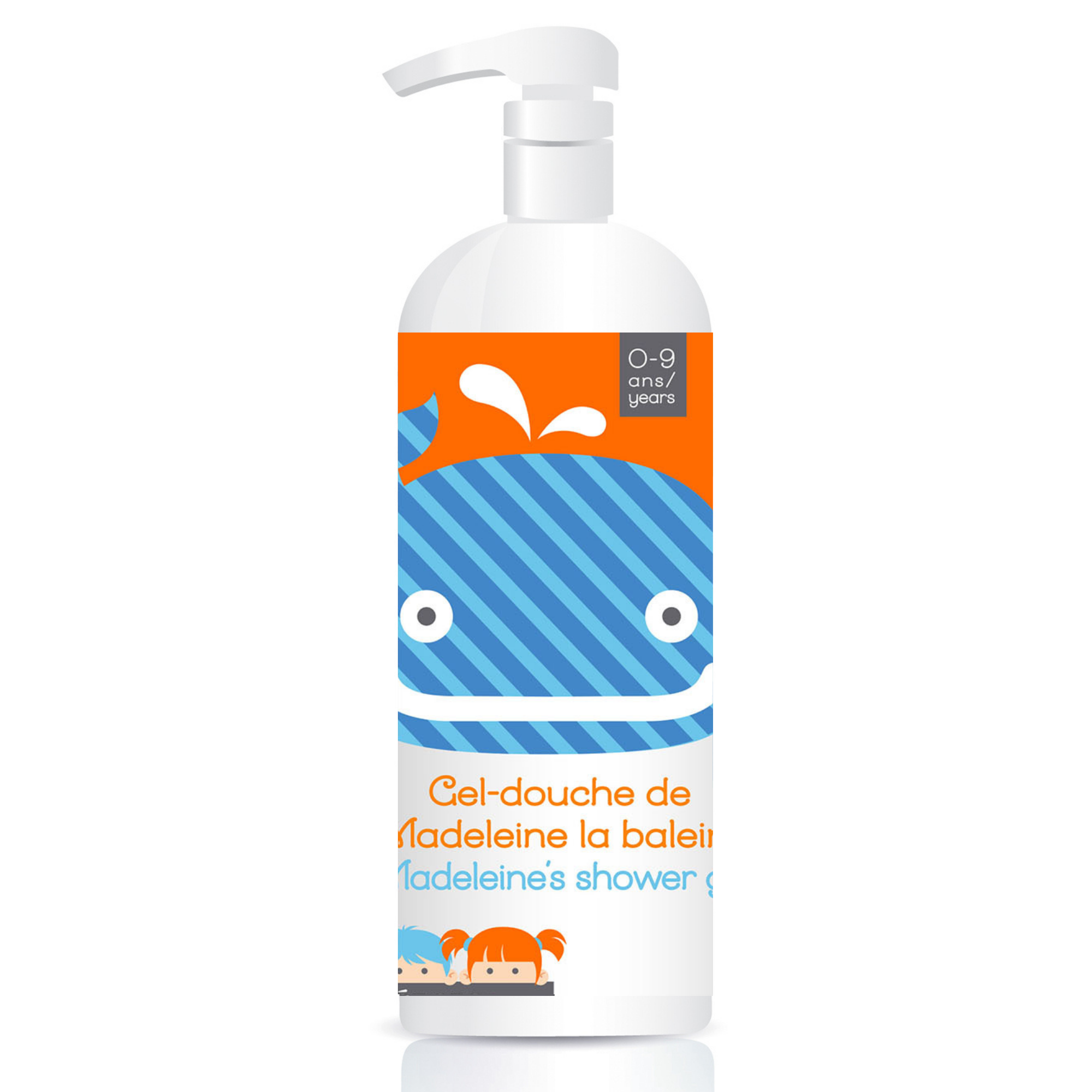 Madeleine's Shower Gel by Terapo Junior for kids 1L made with natural ingredients