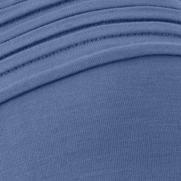 Bamboo Headwear during chemotherapy treatment Style 910 solid color 04 blue